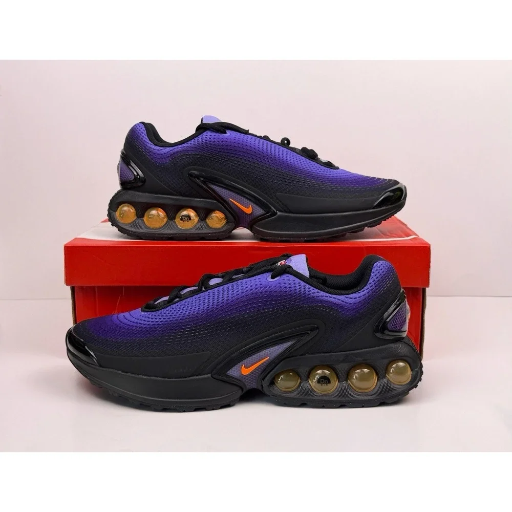 Nike Air Max DN SE Sneakers Men Size 11.5 Medium‎ Violet/Total Orange HF5531-500